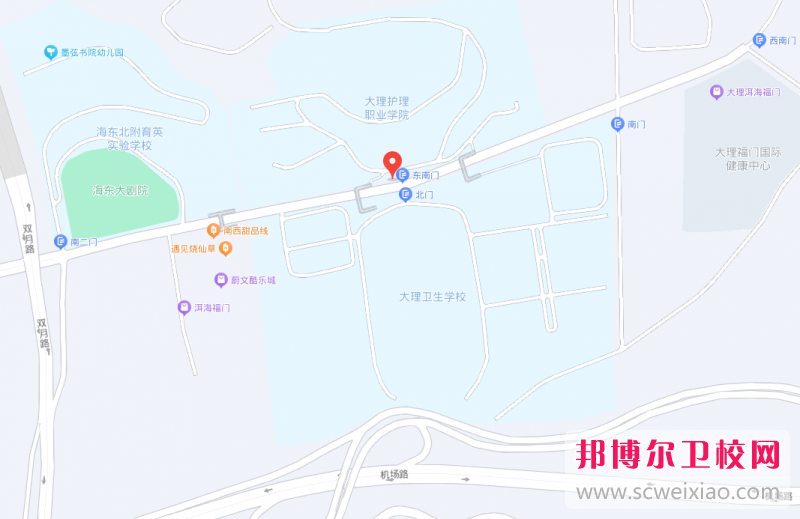 大理護理職業(yè)學(xué)院地址在哪里，哪個地區(qū)，哪個城市?