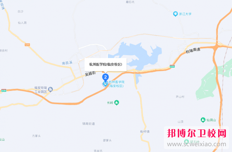 杭州醫(yī)學院地址在哪里，哪個地區(qū)，哪個城市?